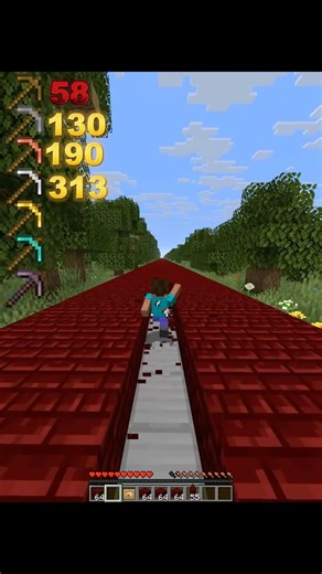 All Pickaxes vs Nether Bricks