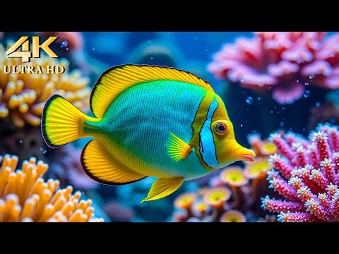 Ocean Wildlife Documentary 4K – Calm Underwater World & Soothing Sounds