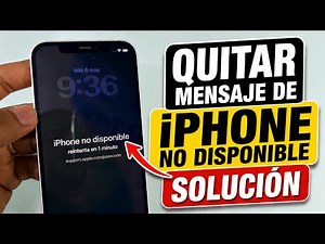 HOW TO REMOVE THE (IPHONE UNAVAILABLE) MESSAGE EASILY AND QUICKLY ✅