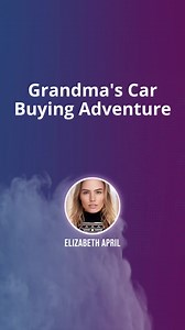 21 reactions | Today's Question⁉️ Grandma's Car Buying Adventure Want more content like this?   Check out my EPIC censorship, ad-free awakening platform called The Cosmic Society. Find hundreds of videos on all topics ranging from Quantum Physics, Aliens, Spiritual Awakening, Conspiracy Theories, Spirit Guides, Law of Attraction and so much more! ▶️▶️ https://smpl.is/6zho8 ◀️◀️ | Elizabeth April | Facebook
