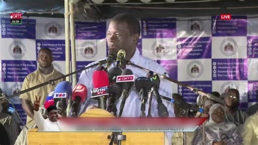 President Adama Barrow's "Meet the People Tour 2025" has reached Bakau, where he pledged new development projects for the town. The projects include improved roads and fishing boats, aiming to boost the local economy and improve infrastructure. During his visit, Barrow acknowledged the town's history and significance, paying tribute to the late Alhagie Dembo "By-Force" Bojang. He assured residents that his administration is committed to addressing the town's challenges and bringing development t