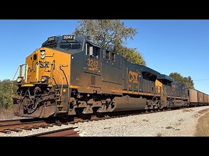 CSX 3242 leads a flying E319 with a very nice engineer!!! 10-23-2025