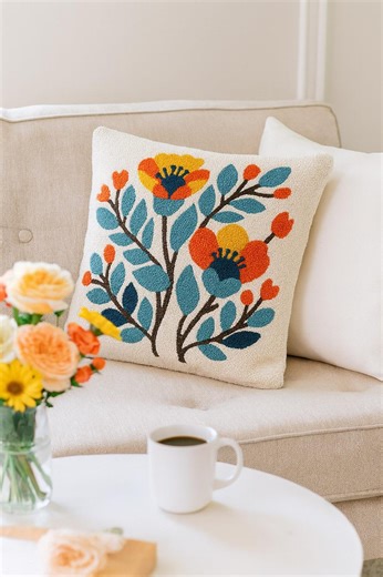 Floral Punch Needle Printable Pattern for Beginners / Instant Download / Punchneedle PDF Design / Template for Handmade Art / How to File - Etsy