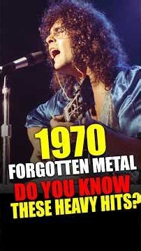 10 Hard Rock & Heavy Metal One-Hit Wonders From 1970 Rated! #70sNostalgia #ClassicRock #shorts