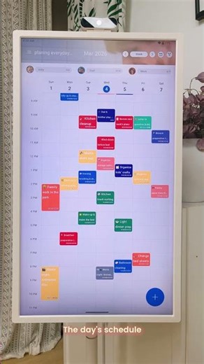 Keep Schedules and Lists in One Place with Apolosign Portable TV