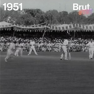 3.5K reactions · 1.3K shares | The first Test match in India was played at the Feroz Shah Kotla stadium in New Delhi between the Vijay Hazare-led home team and the MCC from England. The match ended in a draw. #tbt | Brut India | Facebook