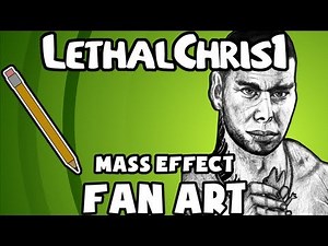 Mass Effect Fan Art - James Vega Drawing