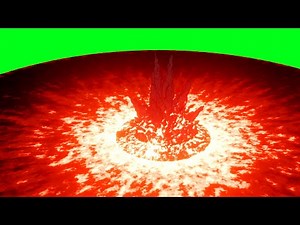 Nuclear Explosion Green Screen Effects Video