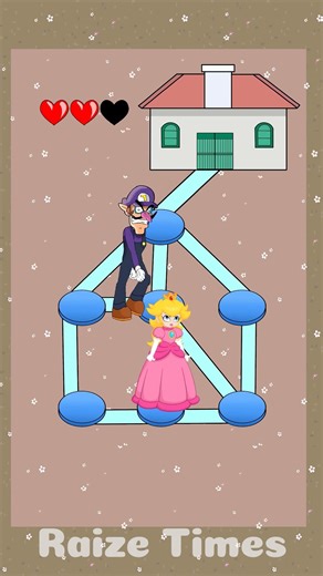 Escape Game with Peach #animation #squidgame