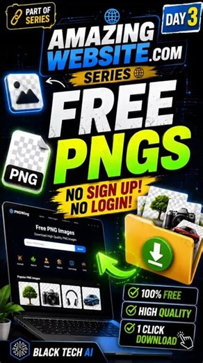 Free PNG Download Website for Creators | No Signup #secretwebsites