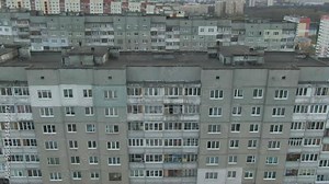 Russian high-rise buildings. The construction of the USSR. Panel apartments.