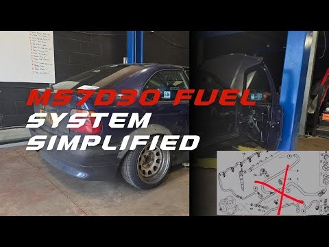 BMW E36 M57 Swap | Simplified Fuel System