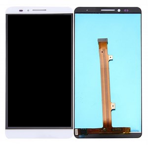 LCD with Touch Screen for Huawei Ascend Mate7 - White (display glass combo folder)
