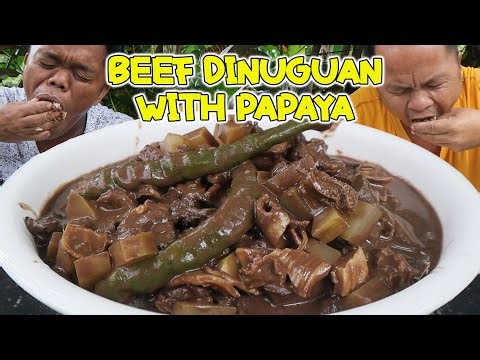 DINUGUANG BAKA WITH PAPAYA