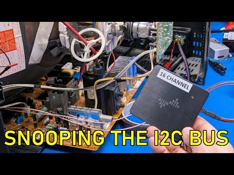 Can I use the I2C bus to control the modded 13" TV? (Sharp 13J-M100)