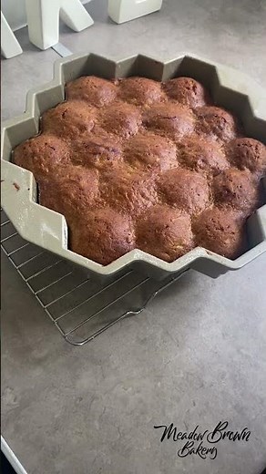 How to prevent cake from sticking to bundt pan:Nordic Ware Honeycomb Pull Apart Pan :Flip bundt cake