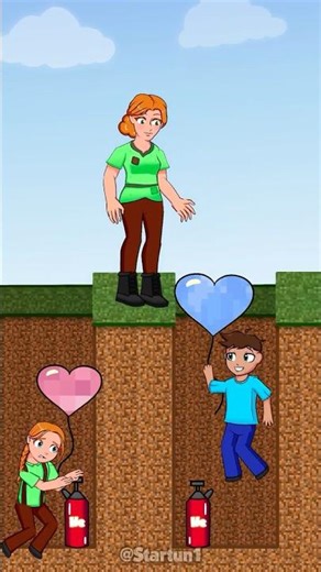 Who is better? Baby Steve vs Baby Alex | Minecraft Animation #shorts