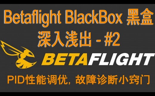 [FPV知识] Betaflight黑盒BlackBox深入浅出系列 - #2 如何解读黑盒曲线