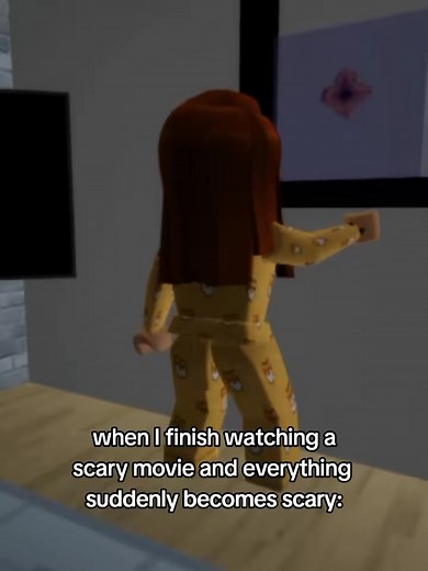 and I'm also always so scared to go to the bathroom 😭 #reels #roblox #fblifestyle | RobloxKids Vlogs