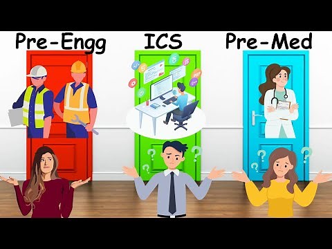 ICS vs Pre Engineering vs Pre Medical | What to choose after matric Which Fields are open after ICS