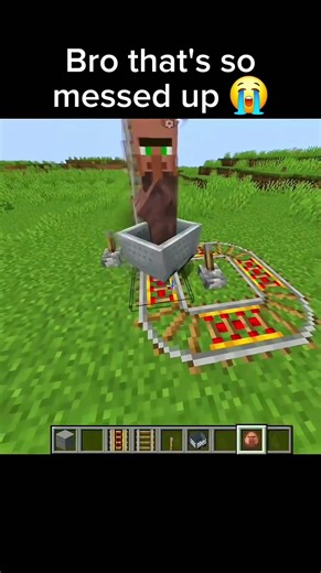 Minecraft Automatic Throw 🥏 #shorts #minecraft