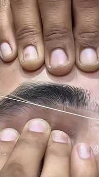 Eyebrows tutorial 🧵👀 #foryou #youtubeshorts #youtube #youtubevideos #shorts