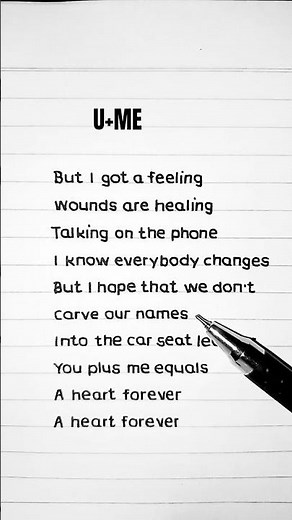 u + me = 🩷 - Olivia Rodrigo (Lyrics)