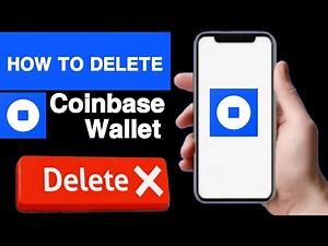 How to delete coinbase wallet account||Coinbase wallet account delete|Delete coinbase wallet account