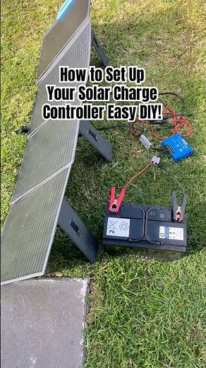 Solar Power Made Simple: Setting Up Your Adventure Kings MPPT Controller! #solar #12vbattery #4x4