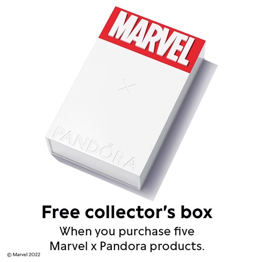 1.3K views | ATTN Marvel Fans: Our limited edition Collector's Box is a must-have. Purchase any 5 pieces from the #MarvelxPandora collection to get the exclusive box. Start shopping: to.pandora.net/aSbCsY | Pandora | Facebook