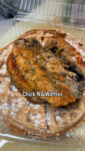 Life Bistro | Atlanta Vegan Restaurant on Instagram: "Brunch all weekend from 11AM-3PM -Chick’N & Waffles 🧇 -Shrimp & Grits -Rasta Pasta -Chickpea Omelette #veganbrunch #atlveganbrunch #atlveganbreakfast"