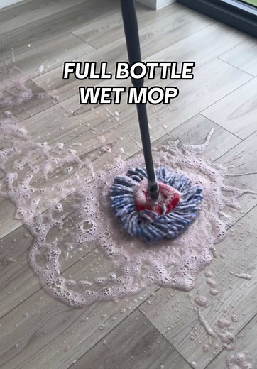 WET MOP Cleaning ASMR: Sudsy Floor Transformation