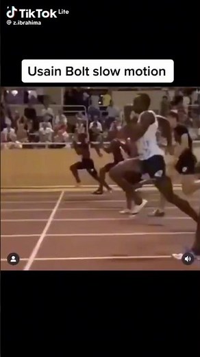 Watching sprints greatness in slow motion. Usain Bolt's stride is on another level! #trackandfield