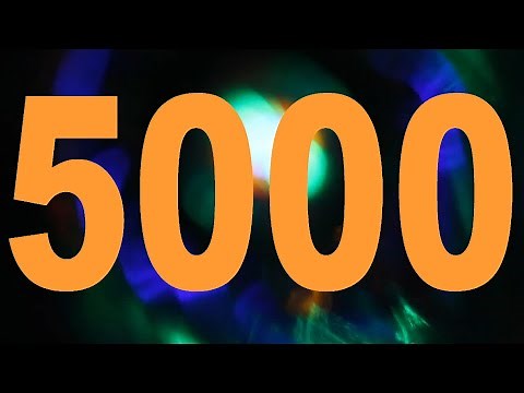 Numbers from 5000 to 1 - countdown - matrix animation - frame motion