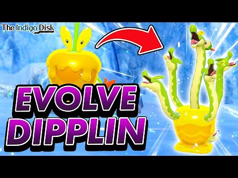 How to EVOLVE DIPPLIN to HYDRAPPLE in Indigo Disk | Pokemon Scarlet and Violet DLC