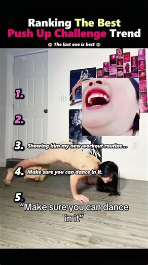 Ranking The Best Push Up Challenge Trend. #shots