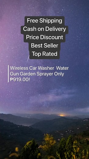SOLAR LIGHT Wireless Car Washer 48V Lithium Battery Portable High Pressure Washer Water Gun Garden Sprayer . #car wash