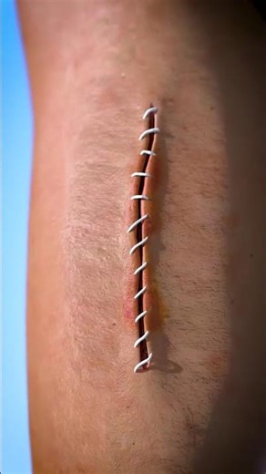 🔥 “How Stitches Heal a Wound | Inside the Magic of Suturing”🪡🧵 #nursingwithshraddha 🩺💉