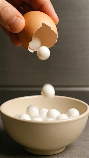 Egg Cracks into Marbles 🥚 | Kitchen Loop Shorts #kitchenloop #ai #aivideo #trending #aifun #aishorts
