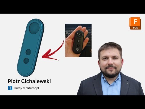 Jak zmodelować pilot zdalnego sterowania w Fusion 360?