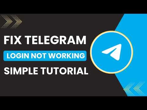 How to fix Telegram login not working