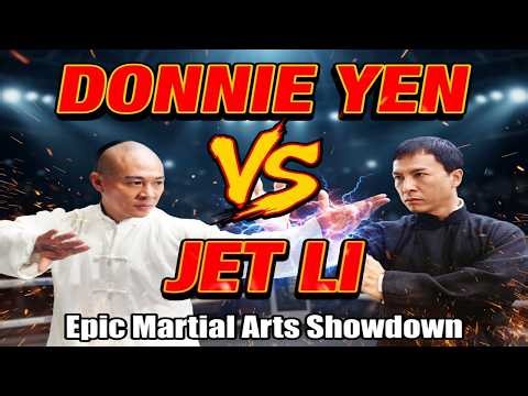 🥋Jet Li vs Donnie Yen 😱 Most Intense Fantasy Martial Arts Battle Ever!💥 #DonnieYen #jetlife
