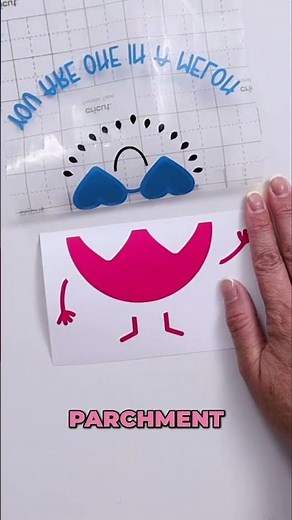 Crafting Viral Stickers: Parchment Paper & Pink Perfection!
