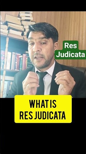 what is res judicata |