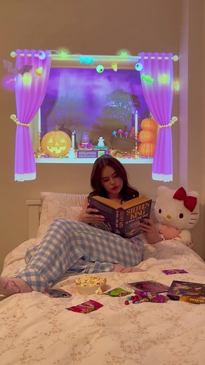 Decorated Window for a Forever Halloween