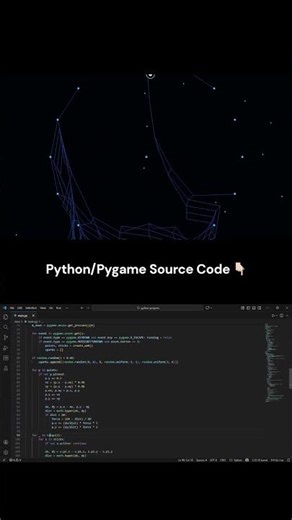Tearable Spider Web #python #coding #pythongame