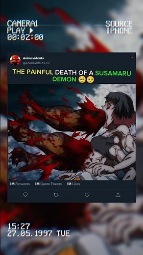 susamaru pain full death 🥺🥺 #tanjiro #susamaru #demonslayer #amv #kny #viral #shorts