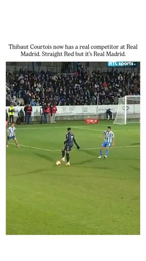 Trending Sports Decode on Instagram: "The post highlights Franco Mastantuono's aggressive playstyle in a Real Madrid Castilla match clip, where his challenge on the opposing goalkeeper results in a straight red card, earning viral praise for his "mentality" just after his December 2025 transfer from River Plate. As an 18-year-old Argentine prodigy who joined Real Madrid for €40 million upon turning 18, Mastantuono's debut footage underscores his potential to challenge established stars like Thib