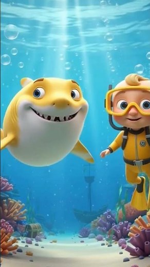 Shark 🦈 and Baby Boy | Funny 3D Cartoon Animation for Kids & All Ages