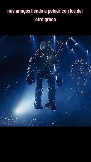 Epic Robot Battles in a Dark Stormy Environment